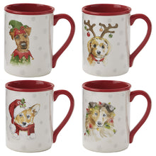 Load image into Gallery viewer, Holiday Paws Mug - Set of 4
