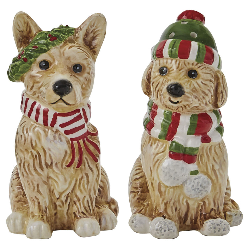 Holiday Paws Salt & Pepper Set