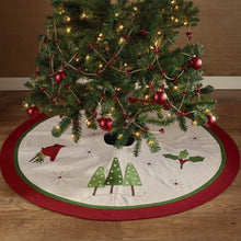 Load image into Gallery viewer, Christmas Greenery Felt Tree Skirt

