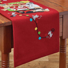 Load image into Gallery viewer, Northwoods Felt Table Runner - 36&quot;L
