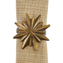 Load image into Gallery viewer, Williamsburg Starburst Napkin Ring - Set of 4
