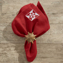 Load image into Gallery viewer, Williamsburg Starburst Napkin Ring - Set of 4

