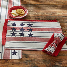 Load image into Gallery viewer, Stars and Stripes Napkin - Set of 4
