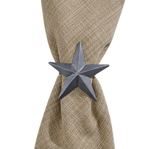 Star Galvanized Napkin Ring - Set of 4