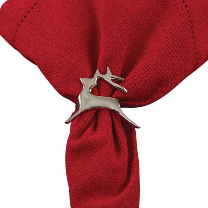 Prancer Napkin Ring - Set of 4