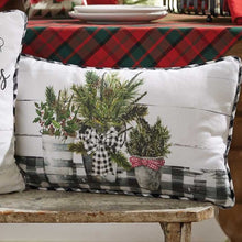 Load image into Gallery viewer, Winter Pines 12&quot;x20&quot; Print Pillow Set - Down Feather
