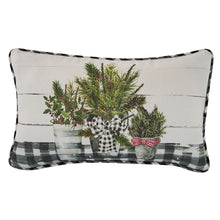 Load image into Gallery viewer, Winter Pines 12&quot;x20&quot; Print Pillow Set - Polyester Feather
