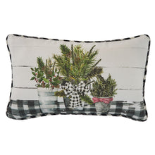 Load image into Gallery viewer, Winter Pines 12&quot;x20&quot; Print Pillow Set - Down Feather
