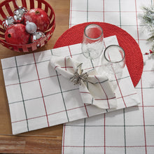 Load image into Gallery viewer, Christmas Windowpane Placemat - Set of 4
