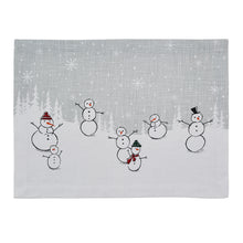 Load image into Gallery viewer, Snow Family Placemat - Set of 4
