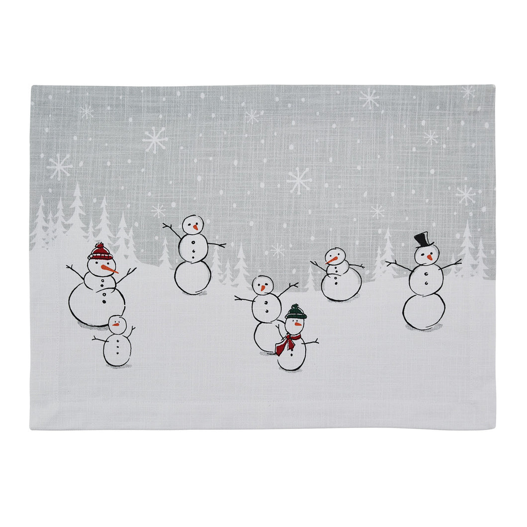 Snow Family Placemat - Set of 4