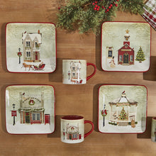 Load image into Gallery viewer, Vintage Town Square Salad Plate - Set of 4

