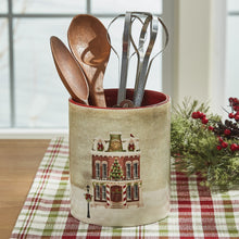 Load image into Gallery viewer, Vintage Town Square Utensil Crock
