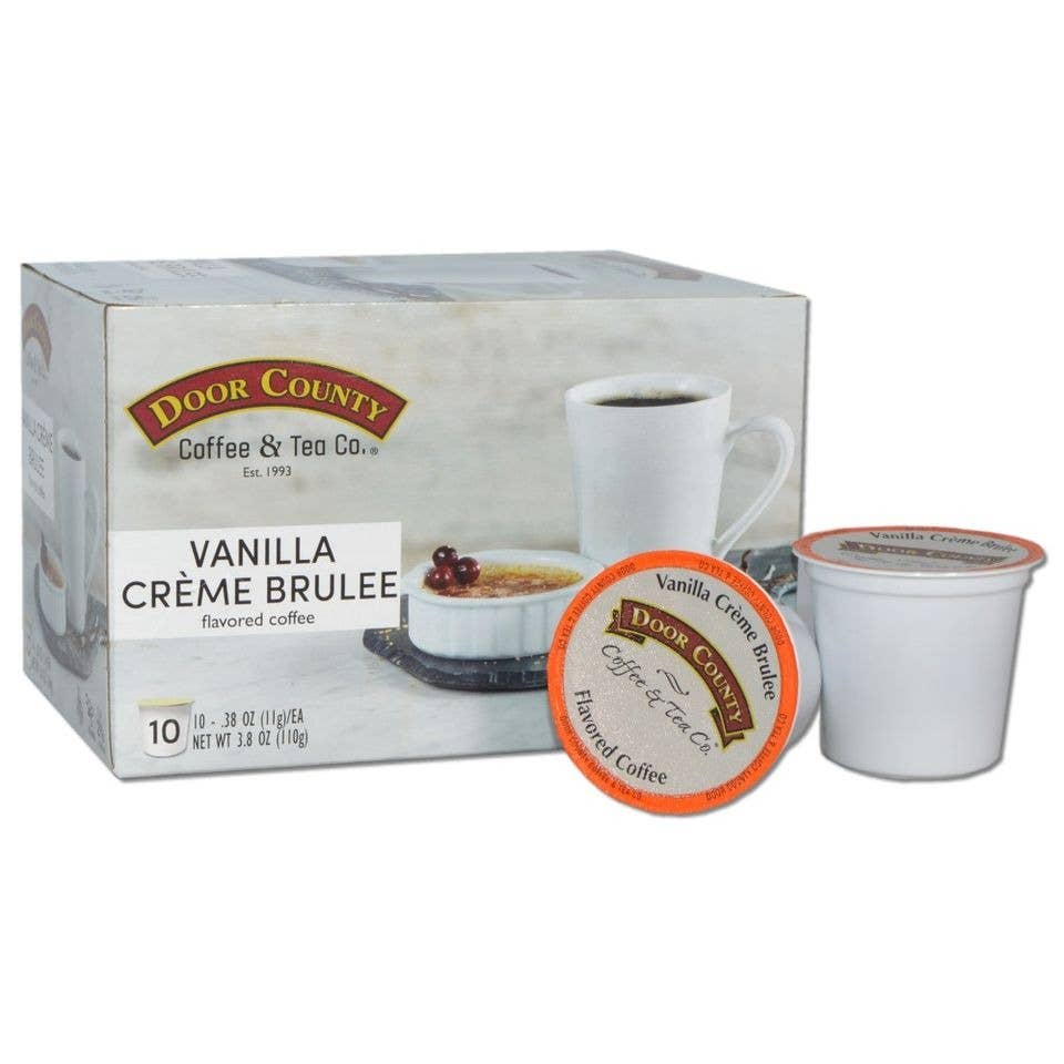 10 Count Vanilla Crème Brulee Flavored Specialty Coffee