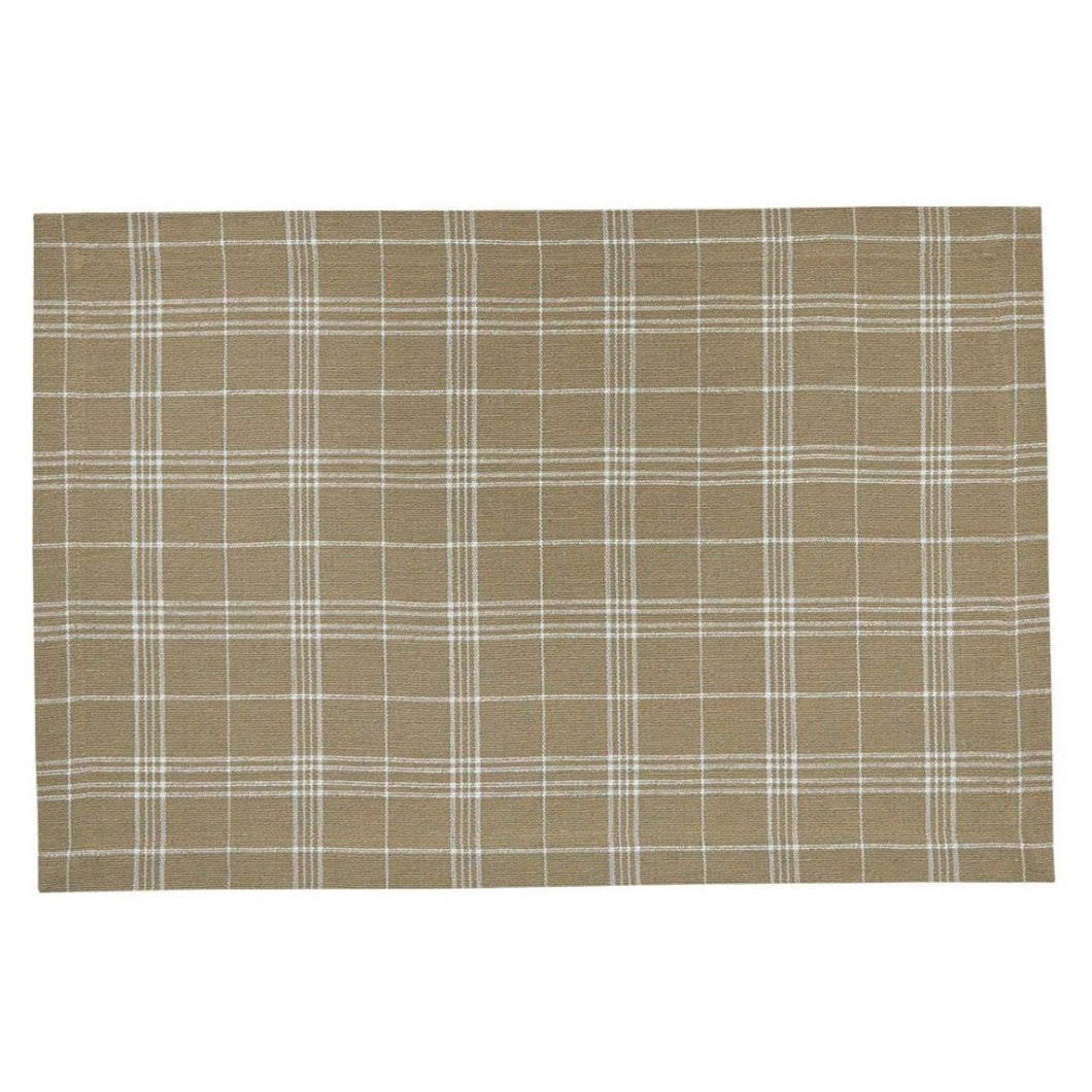 Fieldstone Plaid Placemat - Cream - Set of 4