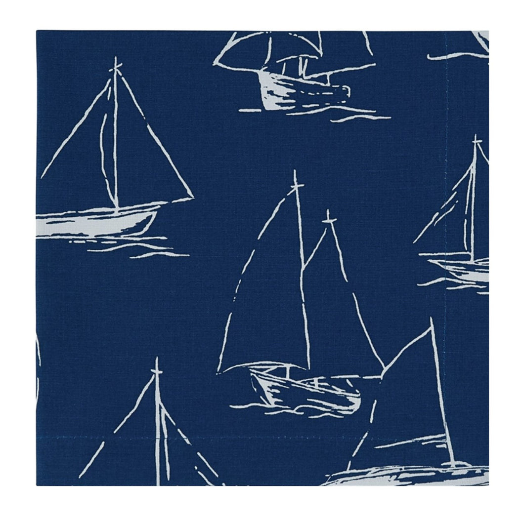 Sailboats Napkin - Navy - Set of 4