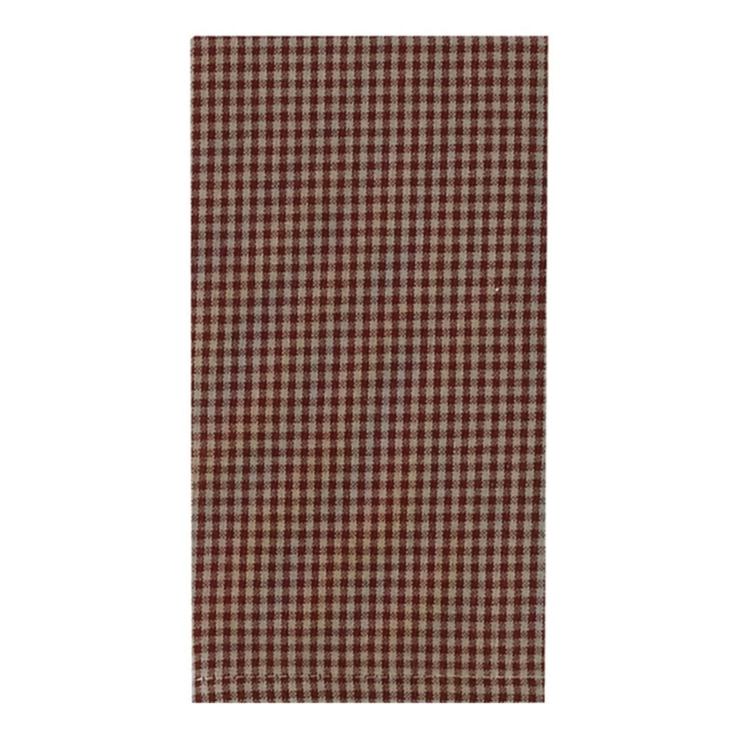 York Napkin Mini Check - Wine - Set of 4