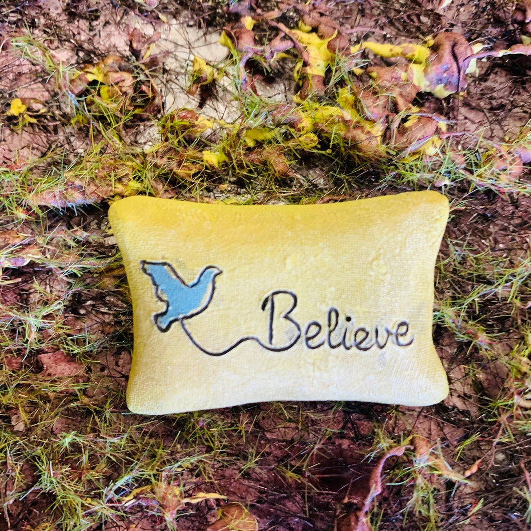 Fairy Garden Believe Pillow