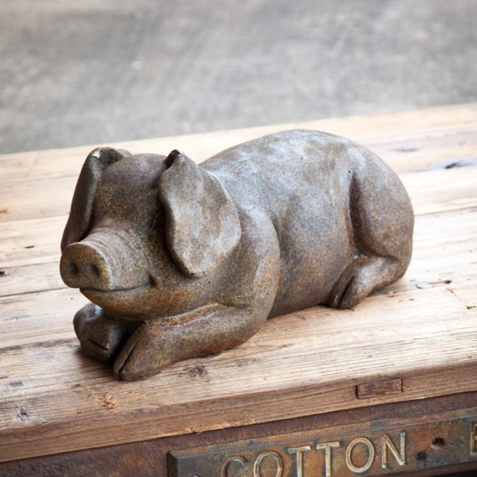 Estate Stone Pig