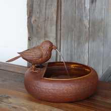 Load image into Gallery viewer, Folk Art Little Bird Fountain
