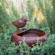 Load image into Gallery viewer, Folk Art Little Bird Fountain
