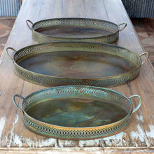 Load image into Gallery viewer, Patina Serving Trays (Set of 3)

