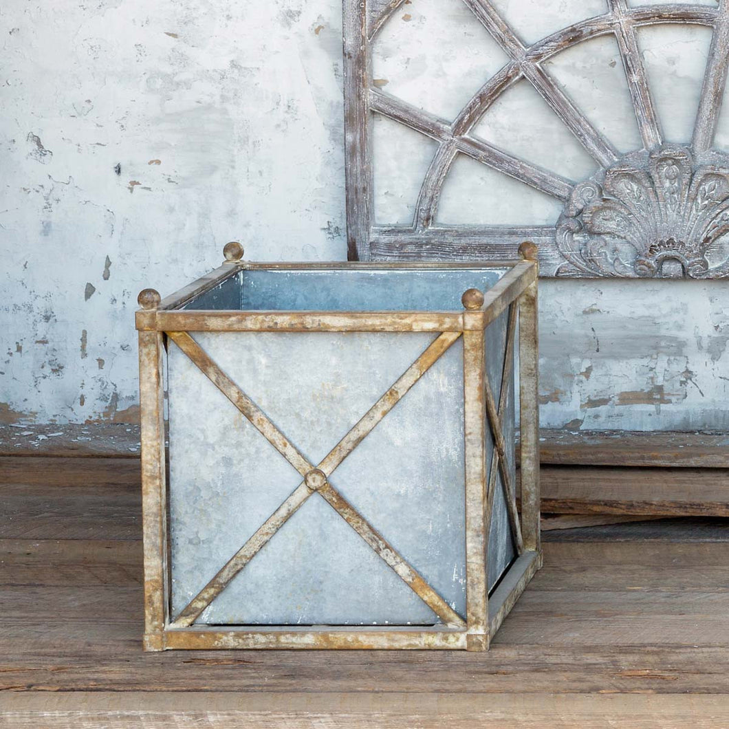 Small Metal Estate Planter