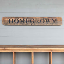 Load image into Gallery viewer, Wooden Homegrown Roadside Sign
