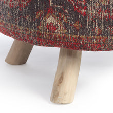 Load image into Gallery viewer, Distressed Print Cotton Chenille Stool
