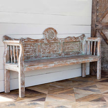 Load image into Gallery viewer, Aged Painted Bench
