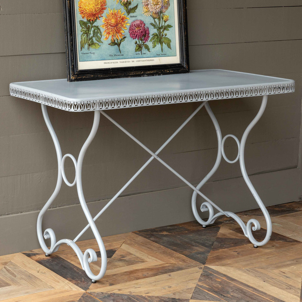 Metal Garden Console