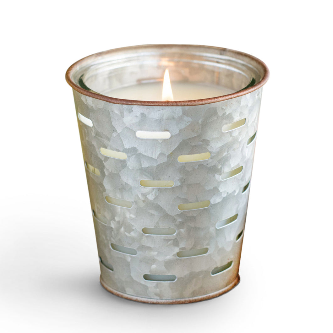 Summer House Olive Bucket Candle