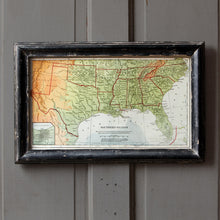 Load image into Gallery viewer, Framed Map of the South
