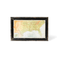 Load image into Gallery viewer, Framed Map of the South
