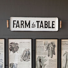 Load image into Gallery viewer, Farm to Table Metal Tray
