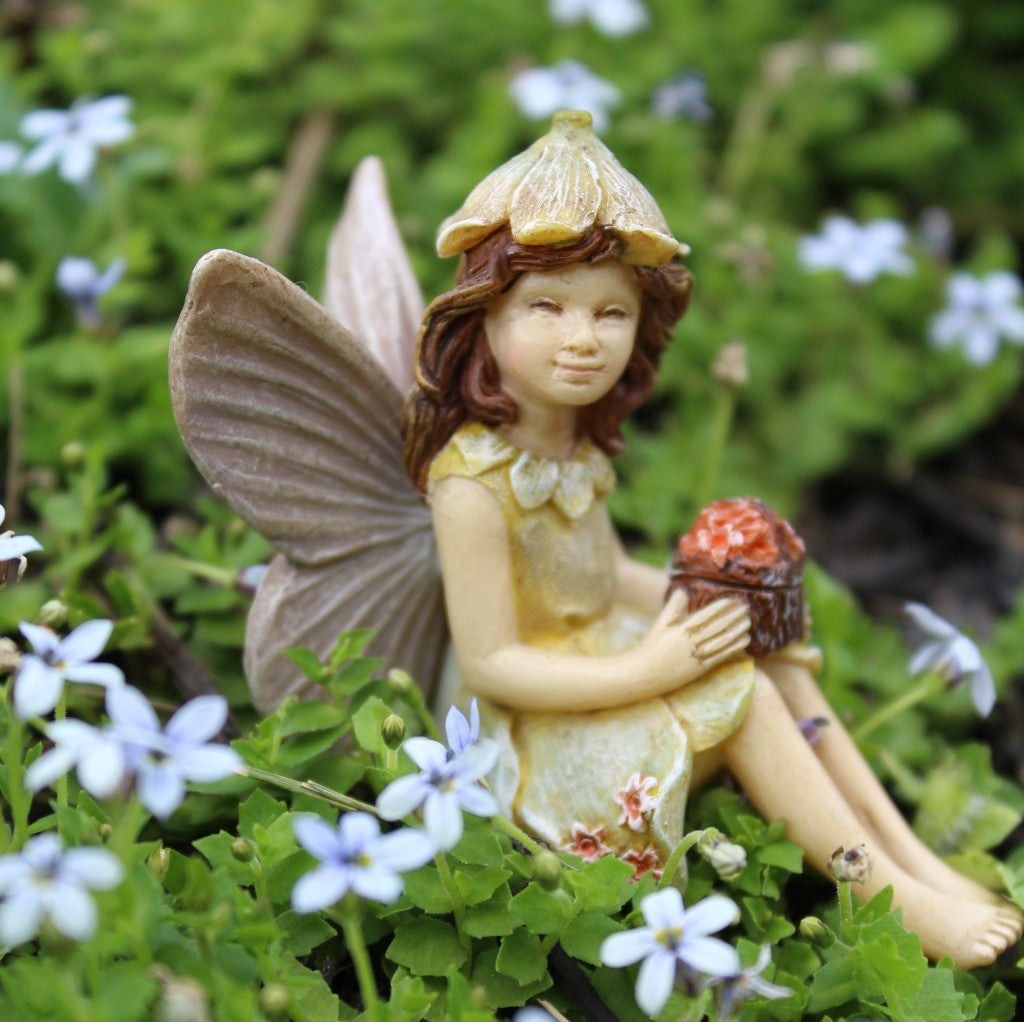 Daffodil Fairy Garden Figurine