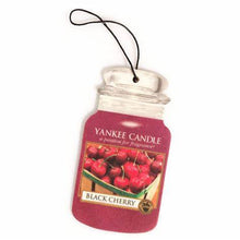 Load image into Gallery viewer, Yankee Candle Classic Car Jar Hanging Air Freshener, Black Cherry Scent
