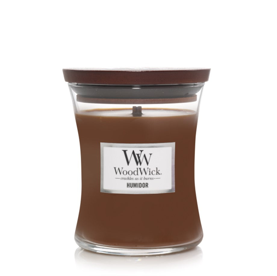 Woodwick Candle Humidor by Yankee Medium Hourglass Jar 9.7 oz
