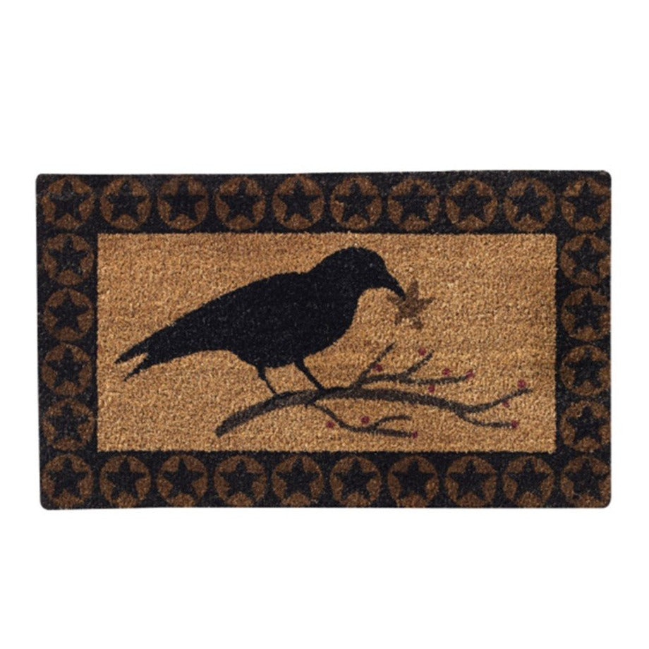 Crow Star Coir Doormat