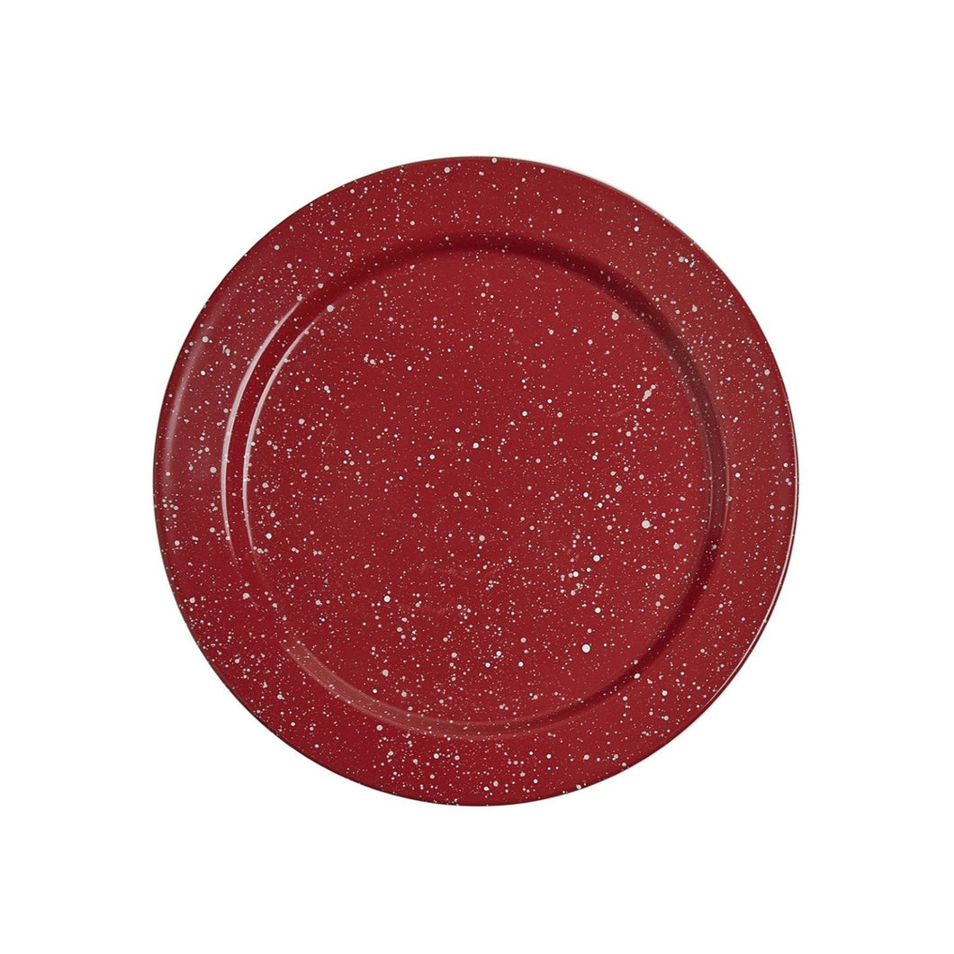 Granite Red Enamelware Salad Plate - Set of 4