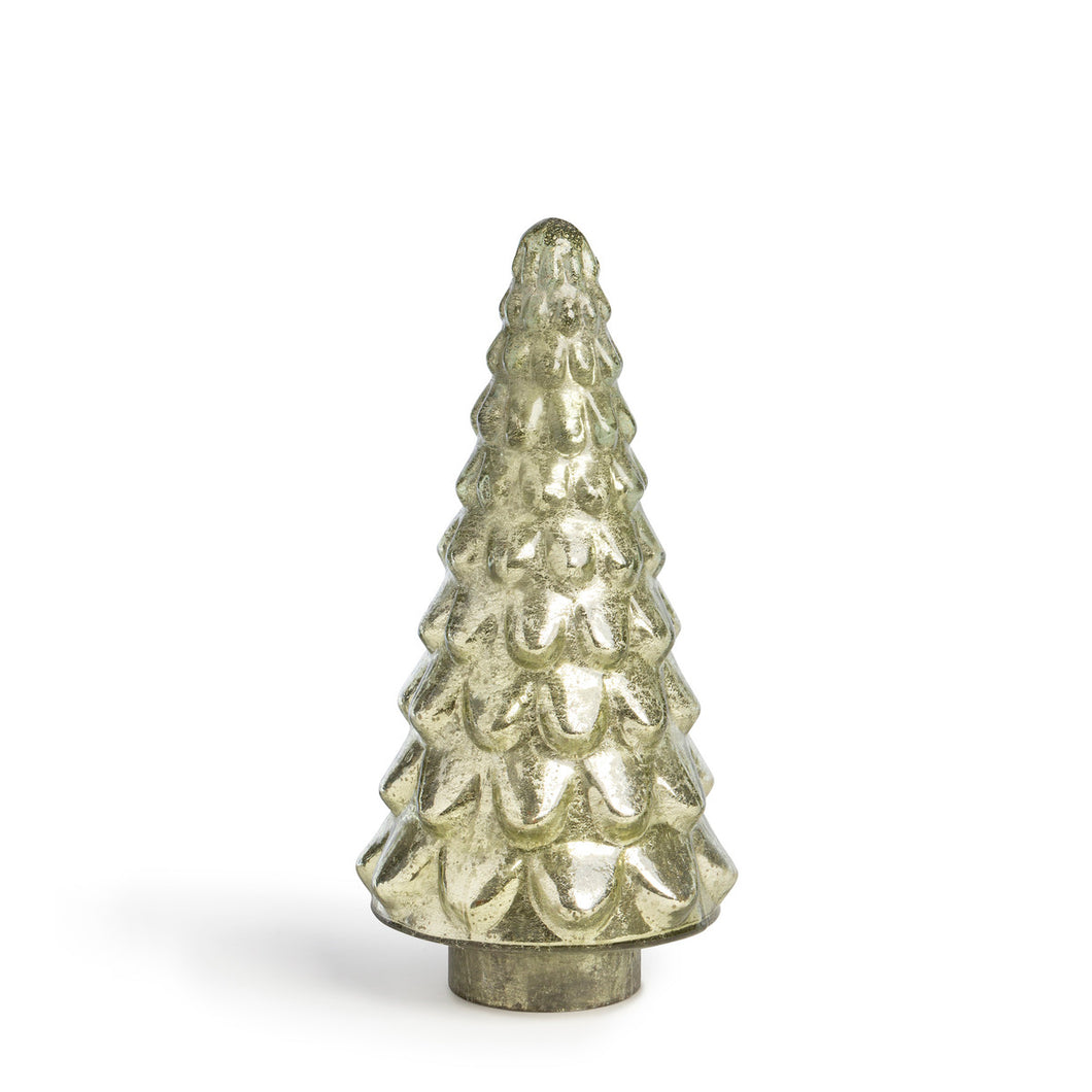 Mercury Glass Tabletop Fir Tree Small