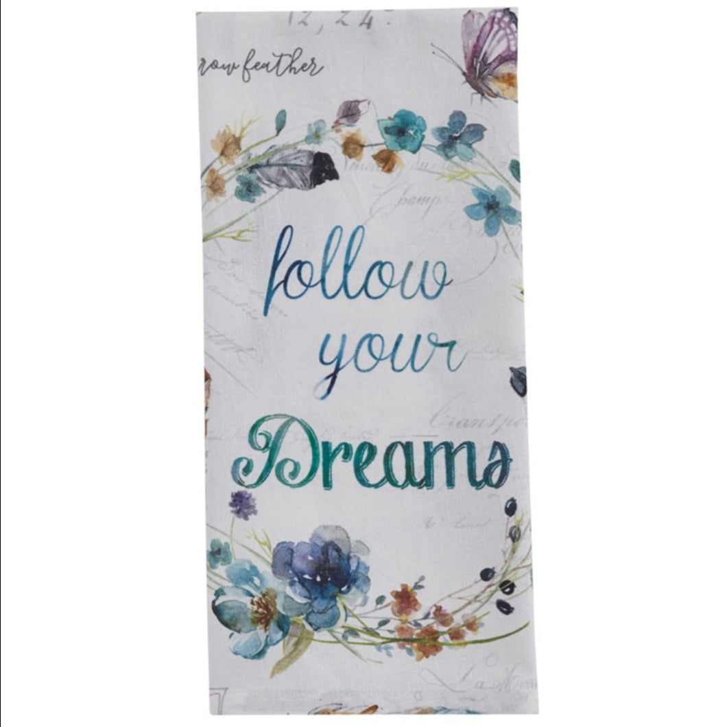 Follow Your Dreams Dishtowel - Set of 2