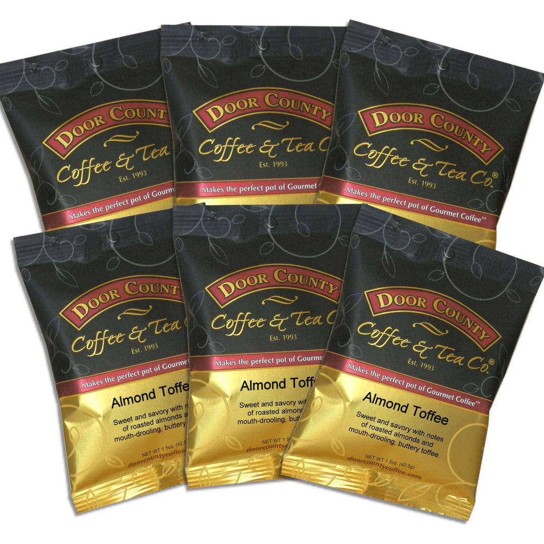 Almond Toffee Flavored Coffee Medium Roast, 1.5oz