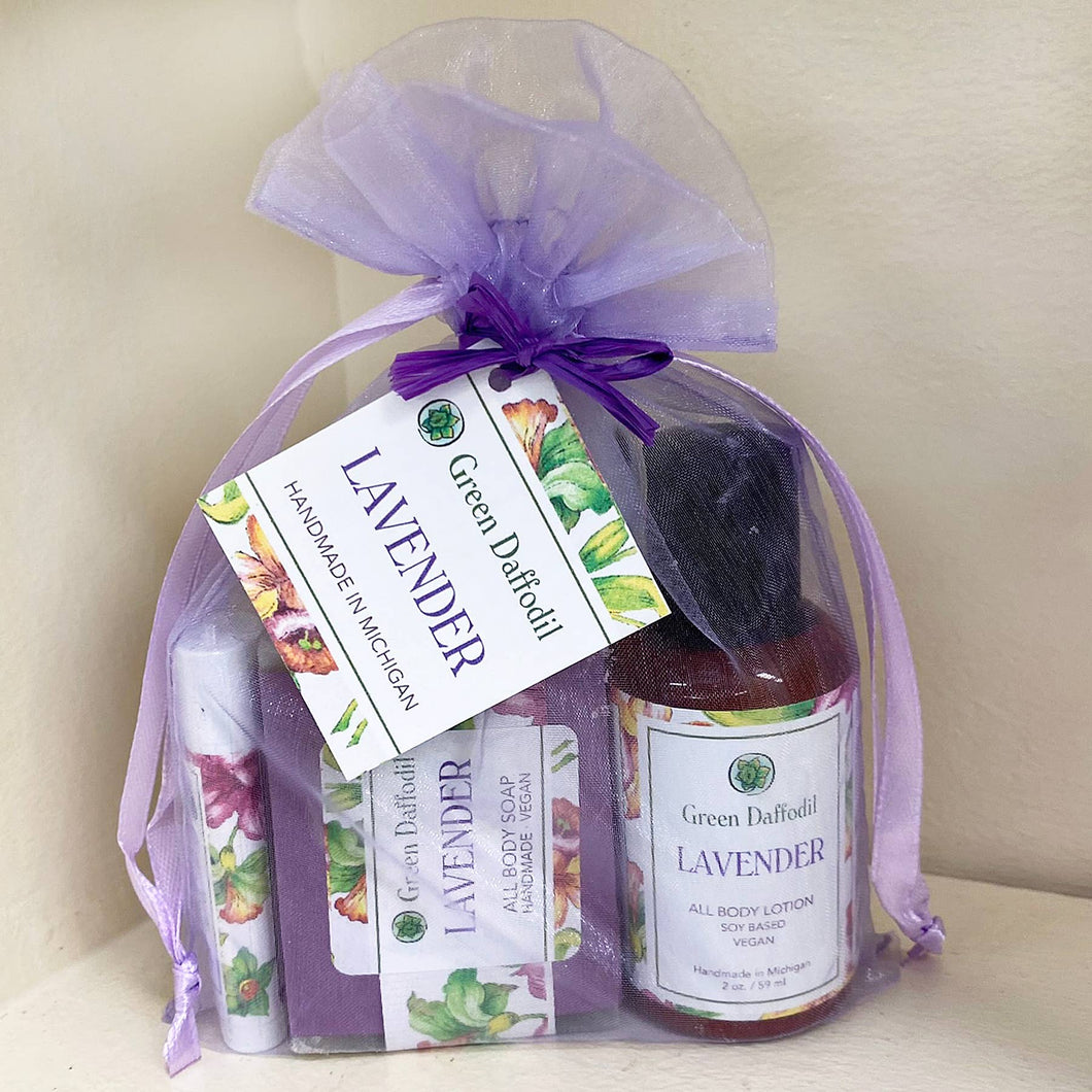 Lavender Organdy Quartet Gift Set