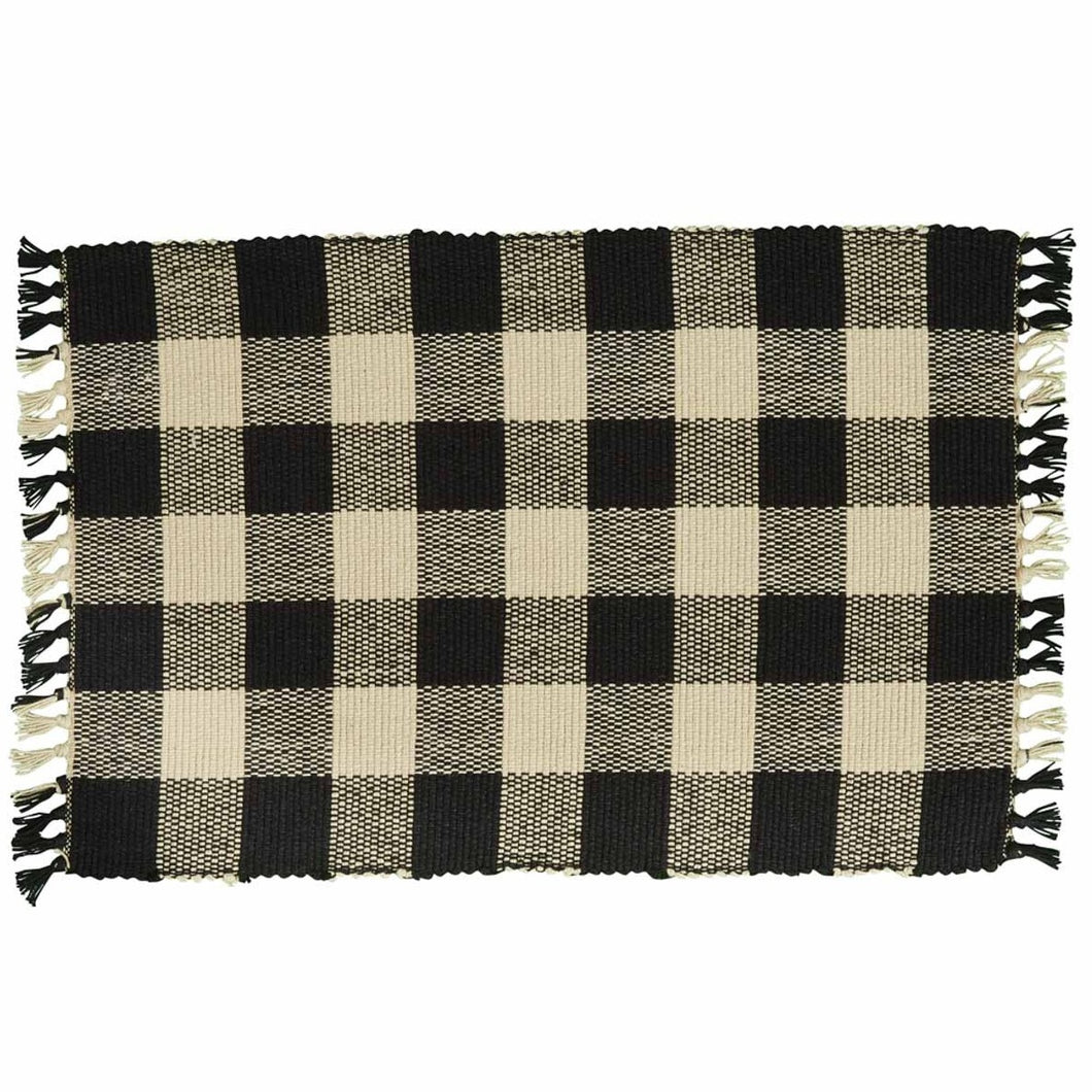 Wicklow Yarn Placemat - Black - Set of 4