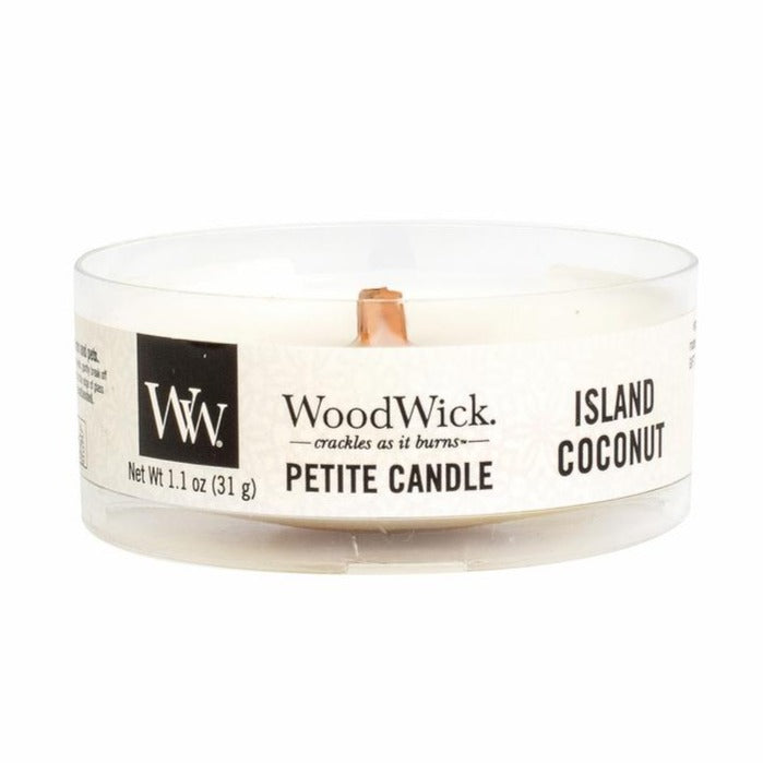 Woodwick Candle Island Coconut by Yankee - Petite