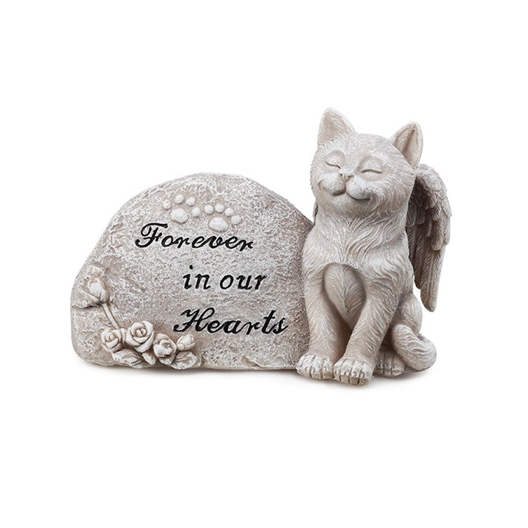 Memorial Plaque with Cat