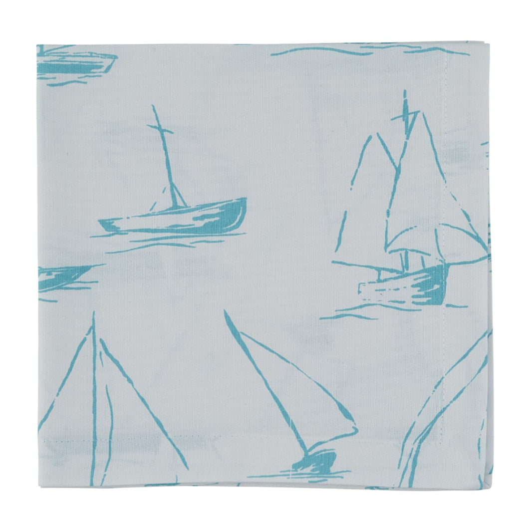 Sailboats Napkin - Sky - Set of 4