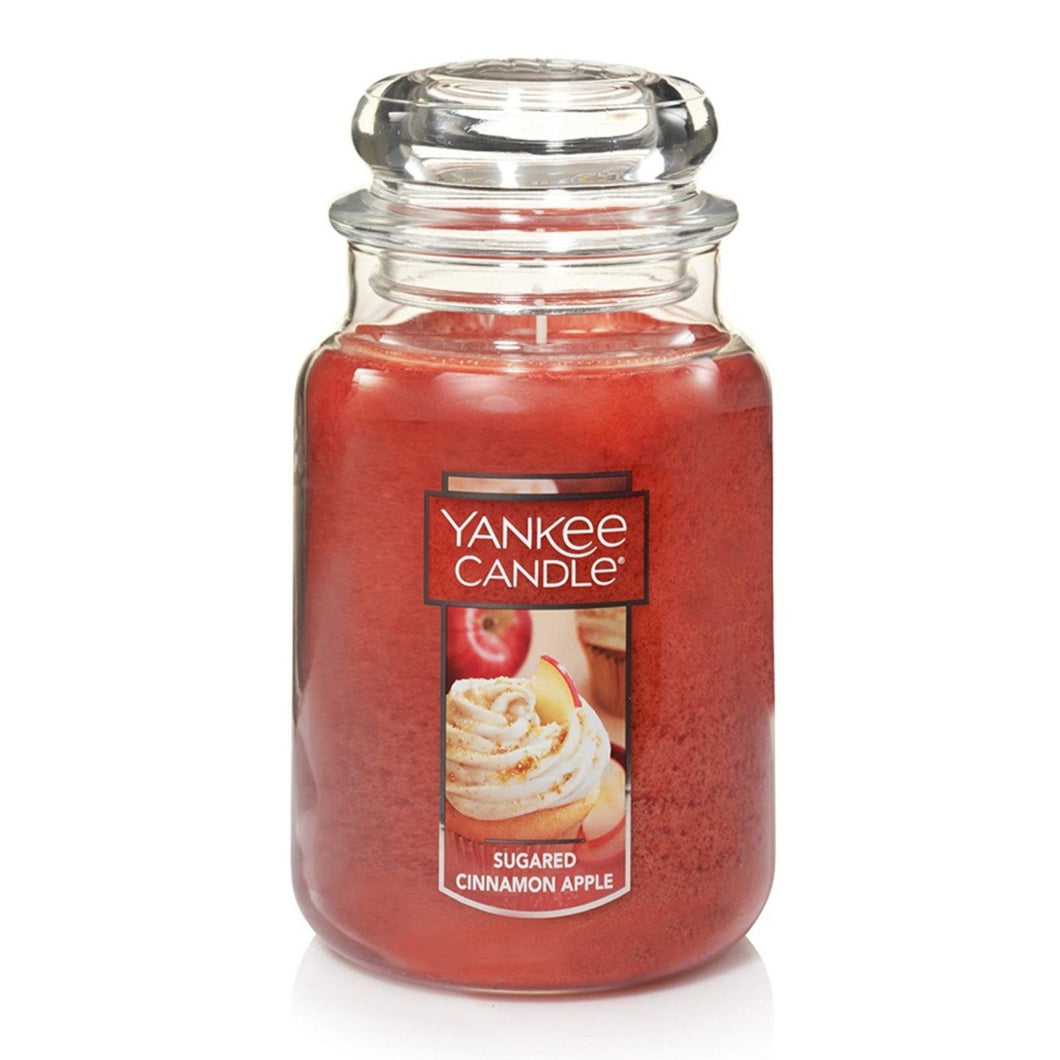 Yankee Candle Scented Candle - Sugared Cinnamon Apple Large